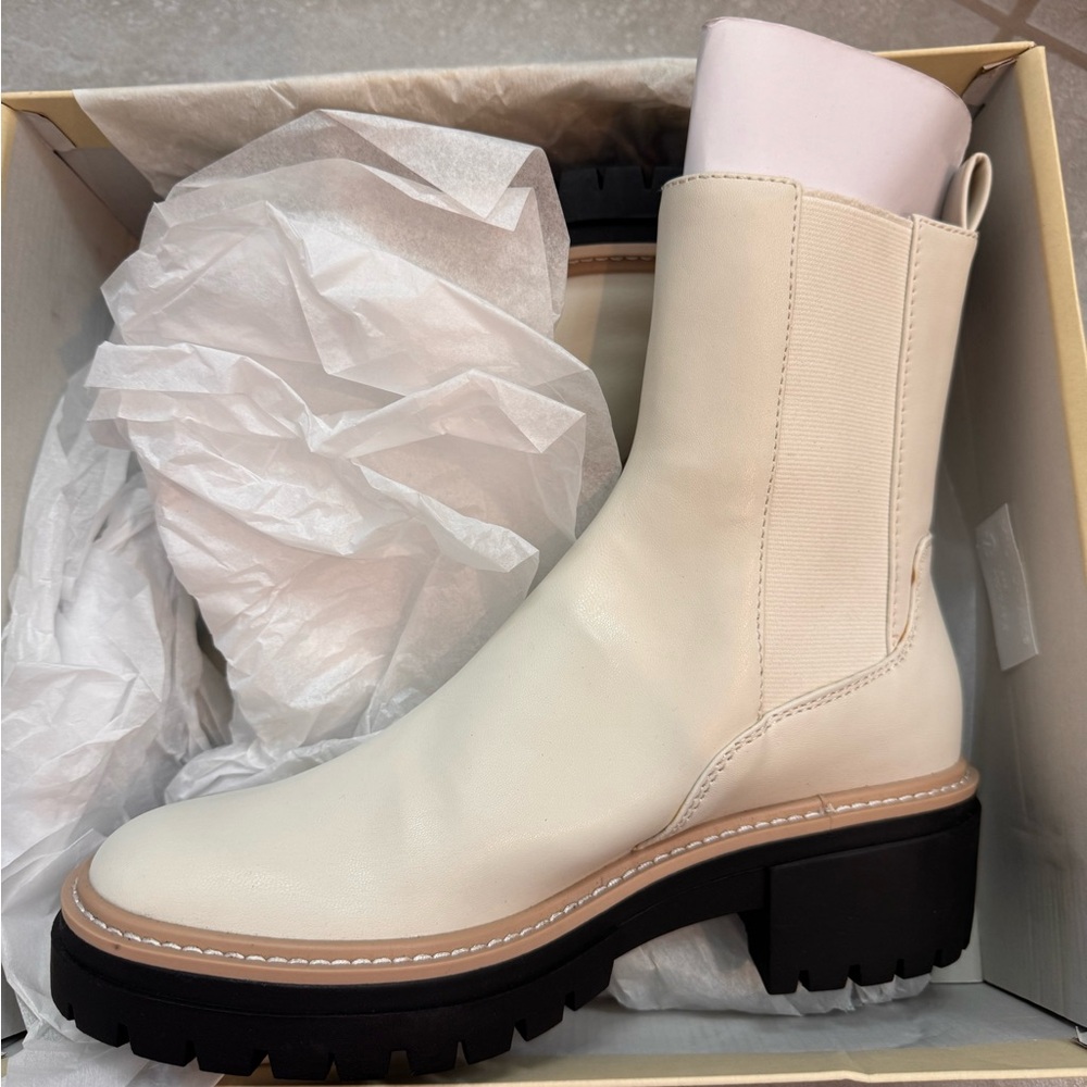 Nordstrom Cream Ankle Boots